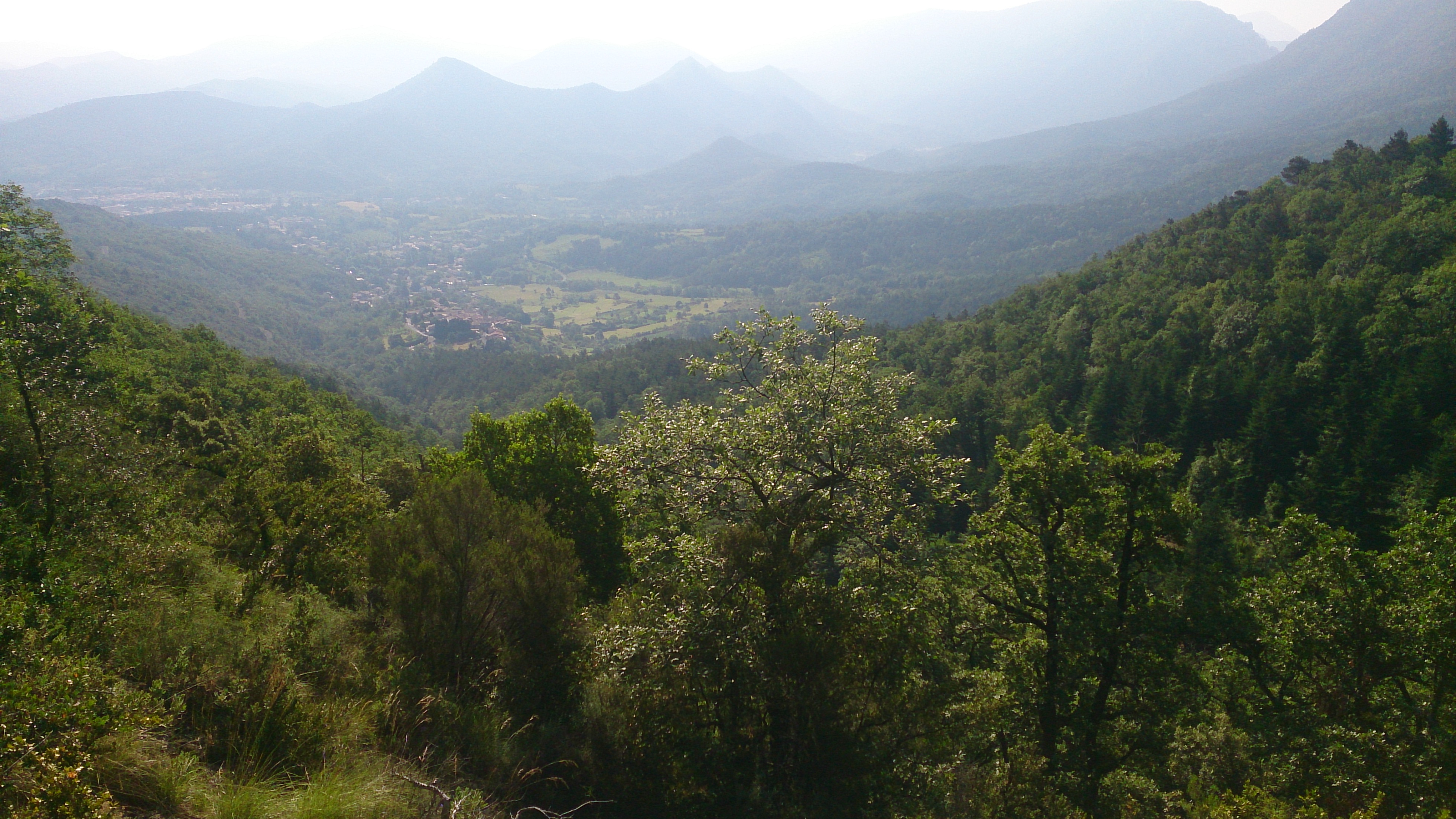 View north from above Ginole